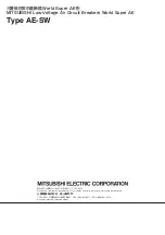 Preview for 40 page of Mitsubishi Electric AE-SW Series Instruction Manual