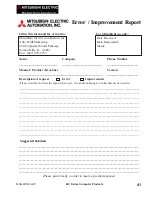 Preview for 45 page of Mitsubishi Electric CM33-TL User Manual