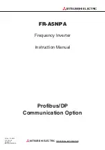 Preview for 1 page of Mitsubishi Electric FR-A5NPA Instruction Manual