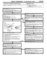 Preview for 928 page of Mitsubishi Electric Lancer Evolution-VII Workshop Manual
