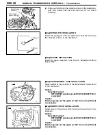 Preview for 985 page of Mitsubishi Electric Lancer Evolution-VII Workshop Manual