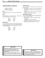 Preview for 54 page of Mitsubishi Electric LT-37131 Owner'S Manual