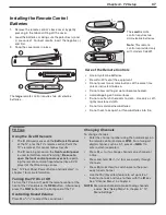 Preview for 37 page of Mitsubishi Electric LT-37132 Owner'S Manual