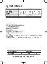 Preview for 20 page of Mitsubishi Electric MA-E85R-A Instruction Manual