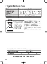 Preview for 40 page of Mitsubishi Electric MA-E85R-E Instruction Manual