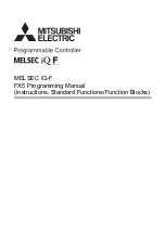 Preview for 1 page of Mitsubishi Electric MELSEC iQ-F FX5 Programming Manual