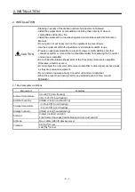 Preview for 24 page of Mitsubishi Electric Melservo-H Series Specifications And Instruction Manual