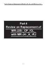 Preview for 110 page of Mitsubishi Electric MELSERVO-J2-Super Series Transition Handbook