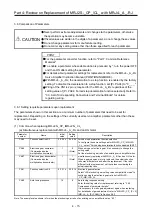 Preview for 124 page of Mitsubishi Electric MELSERVO-J2-Super Series Transition Handbook