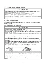 Preview for 4 page of Mitsubishi Electric MELSERVO-JE Instruction Manual