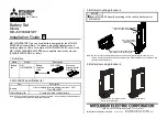 Preview for 1 page of Mitsubishi Electric MELSERVO MR-J3W03BATSET Installation Manual