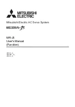 Mitsubishi Electric Melservo MR-J5 G Series User Manual preview