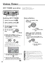 Preview for 20 page of Mitsubishi Electric MJ-E130AL-H Instruction Manual