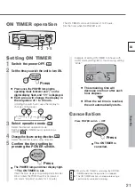 Preview for 21 page of Mitsubishi Electric MJ-E130AL-H Instruction Manual