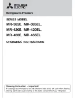 Mitsubishi Electric MR-385E Series Operating Instructions Manual preview