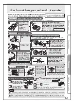 Preview for 13 page of Mitsubishi Electric MR-CGX41EN Operating Instructions Manual