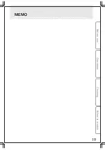 Preview for 19 page of Mitsubishi Electric MR-CX306EM Operating Instructions Manual