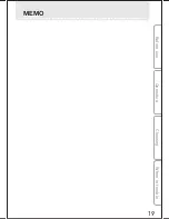 Preview for 19 page of Mitsubishi Electric MR-CX370EJ Operating Instructions Manual