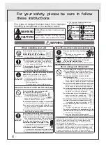 Preview for 4 page of Mitsubishi Electric MR-L72EN Operating Instructions Manual