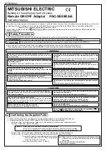 Mitsubishi Electric PAC-SE55RA-E Instruction Manual preview