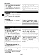 Preview for 2 page of Mitsubishi Electric PAC-YT53CRAU Installation Manual