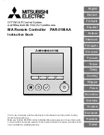 Mitsubishi Electric PAR-31MAA Instruction Book preview