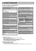 Preview for 3 page of Mitsubishi Electric PEH-RP10MYA Technical & Service Manual