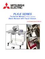 Mitsubishi Electric PLK-E SERIES Technical Manual preview