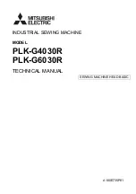 Preview for 1 page of Mitsubishi Electric PLK-G4030R Technical Manual