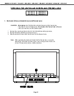 Preview for 12 page of Mitsubishi Electric VS-50111 Service Manual