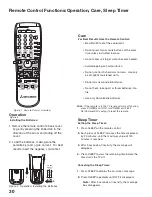 Preview for 30 page of Mitsubishi Electric WS-55517 Owner'S Manual