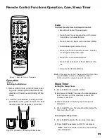 Preview for 31 page of Mitsubishi Electric WS-55815 Owner'S Manual