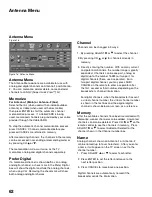 Preview for 62 page of Mitsubishi Electric WS-55815 Owner'S Manual