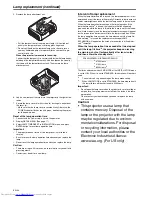 Preview for 34 page of Mitsubishi Electric XD250U User Manual