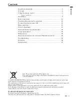 Preview for 3 page of Mitsubishi Electric XL5980LU User Manual