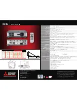 Preview for 2 page of Mitsubishi Electric XL9U Specifications