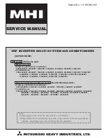 Mitsubishi Heavy Industries 1000KXZE1 Service Manual preview