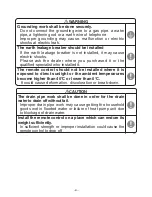 Preview for 6 page of Mitsubishi Heavy Industries ESA30E series User Manual