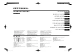 Mitsubishi Heavy Industries FDC-VNA-W Series User Manual preview