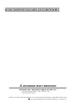 Preview for 204 page of Mitsubishi Heavy Industries FDC100VNA-W Service Manual