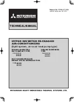 Mitsubishi Heavy Industries FDE40ZSXVG Technical Manual preview