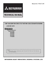 Preview for 1 page of Mitsubishi Heavy Industries FDK22KXZE1 Technical Manual