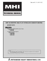 Preview for 1 page of Mitsubishi Heavy Industries FDU1100FKXZE1 Technical Manual