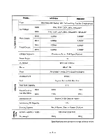 Preview for 8 page of Mitsubishi Heavy Industries MGE1801 Owner'S Manual