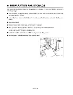 Preview for 25 page of Mitsubishi Heavy Industries MGE1801 Owner'S Manual