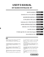 Mitsubishi Heavy Industries RCN-E-E User Manual preview