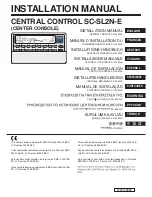 Mitsubishi Heavy Industries SC-SL2N-E Installation Manual preview