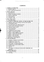 Preview for 3 page of Mitsubishi Heavy Industries SRC10CFV-4 Technical Manual & Parts List