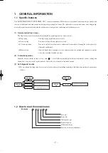 Preview for 4 page of Mitsubishi Heavy Industries SRC10CFV-4 Technical Manual & Parts List