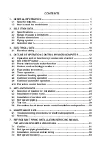 Preview for 2 page of Mitsubishi Heavy Industries SRC20ZGX-S Technical Manual